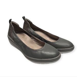 {Vionic} Women's Advantage Jacey Slip On Wedges Supportive Ladies Platform Wedge